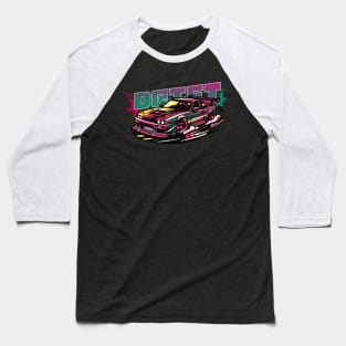 Drifting Car Baseball T-Shirt